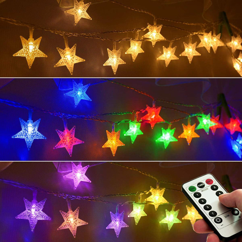 Star fairy lights for bedroom cheap